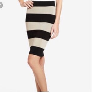 BCBG Striped Bodycon “Vilma” Skirt XS